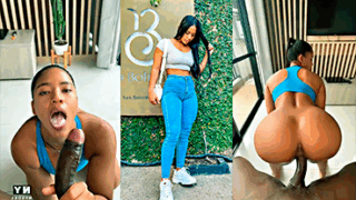 La puta de Nysdel montando ese guebo y sacando leche