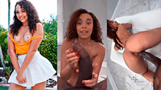 Baby Willow Ryder singando duro con el guebo extremo de Brickzilla