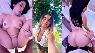 La linda Caomi Madalis en ardiente video singando duro