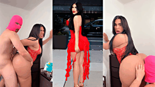 Darlyn Castillo humilla a un marica que le chupa el culo y el guebo