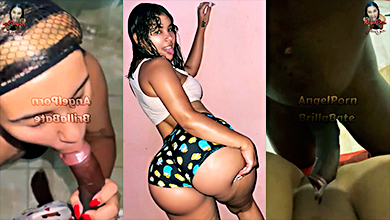 La banquera Cheila Marte singando duro con un haitiano