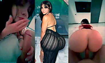 A Salomé Ureña le echan mucha leche en la boca luego de singar intenso