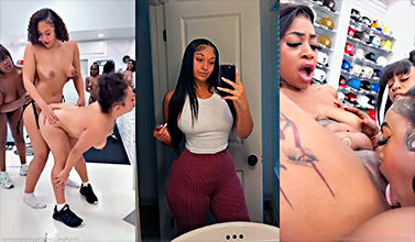 7 putas lesbianas tienen una loca orgia dentro de una tienda pública