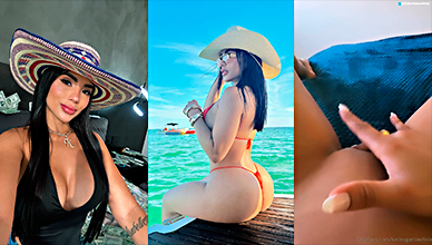 Encuentro apasionado con karina garcia gritando esa leche bien rico luego de una paja en un